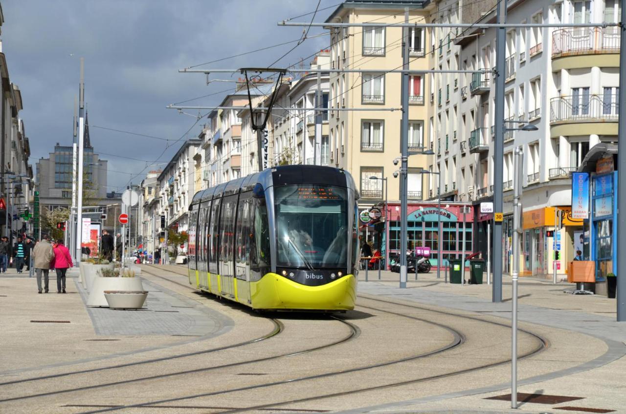Melen Superbe studio en plein centre Apartamento Brest Exterior foto